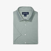 Leeward Short Sleeve - Pale Green Dot Stripe