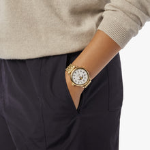 Load image into Gallery viewer, The Runwell 41mm Moon Phase - Gold Bracelet