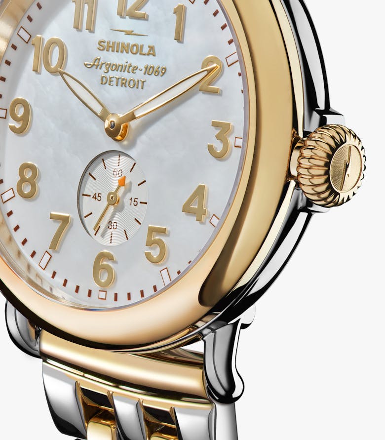 The Runwell 41mm - Silver and Gold Bracelet