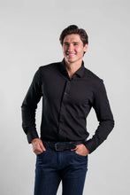 Load image into Gallery viewer, Origin Pique Long Sleeve - Black