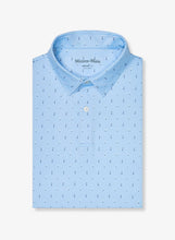 Load image into Gallery viewer, Halyard Short Sleeve - Light Blue Exclamation Geo