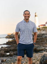 Load image into Gallery viewer, Halyard Polo - White Foliage