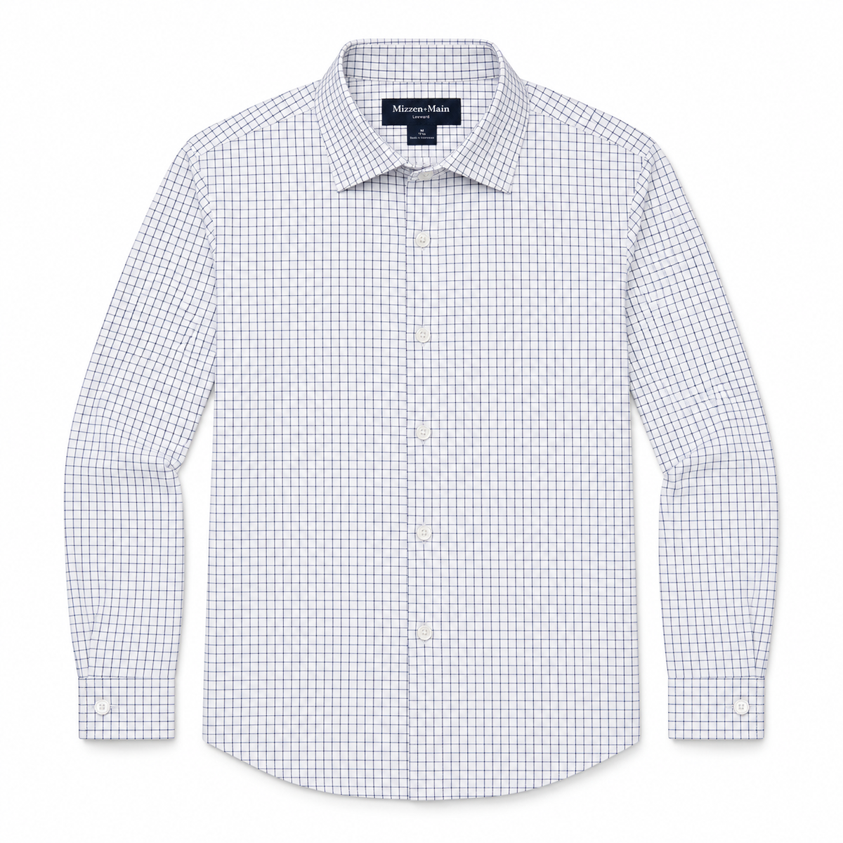 Hilton Dress Shirt - Dark Slate Chuck Grid