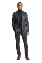 Load image into Gallery viewer, Ashton - Forest Charcoal Check Knit