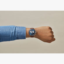 Load image into Gallery viewer, The Canfield 43mm Chrono - Dark Cognac