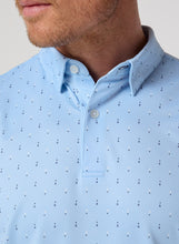 Load image into Gallery viewer, Halyard Short Sleeve - Light Blue Exclamation Geo