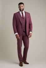 Load image into Gallery viewer, Allure Men Suit - Burgundy