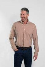 Load image into Gallery viewer, Apex Dark Orange Bengal Stripe Long Sleeve Shirt