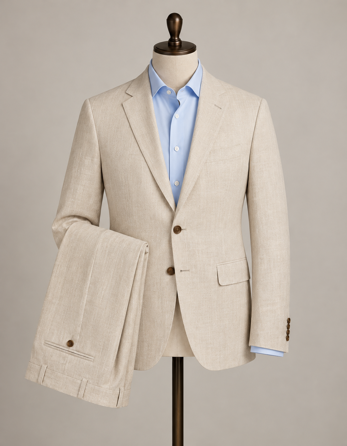 Oatmeal Linen Suit