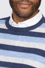 Load image into Gallery viewer, Bishop Stripe Cashmere Crewneck