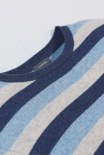 Load image into Gallery viewer, Bishop Stripe Cashmere Crewneck