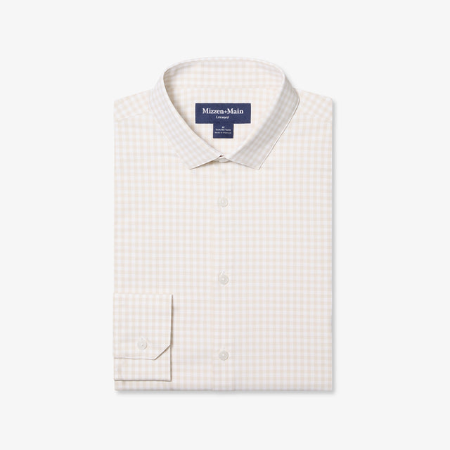 Leeward Dress Shirt - Sand Dollar Crew Gingham