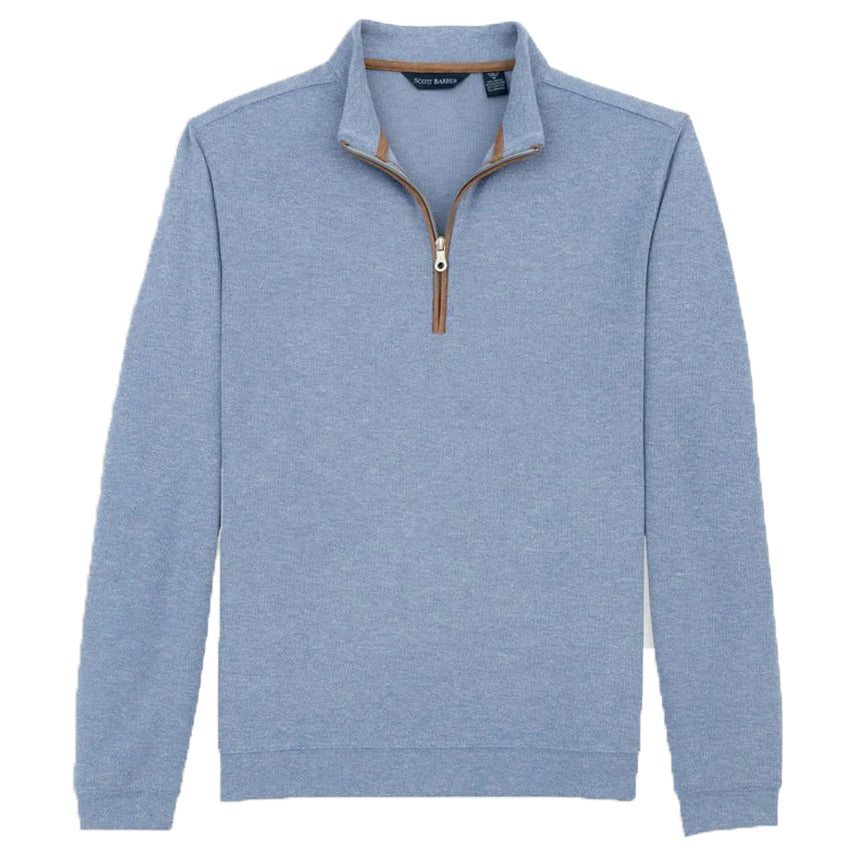 Fleece Quarter Zip Pullover - Country Blue