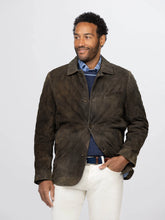 Load image into Gallery viewer, Foley Suede Field Coat - Antique