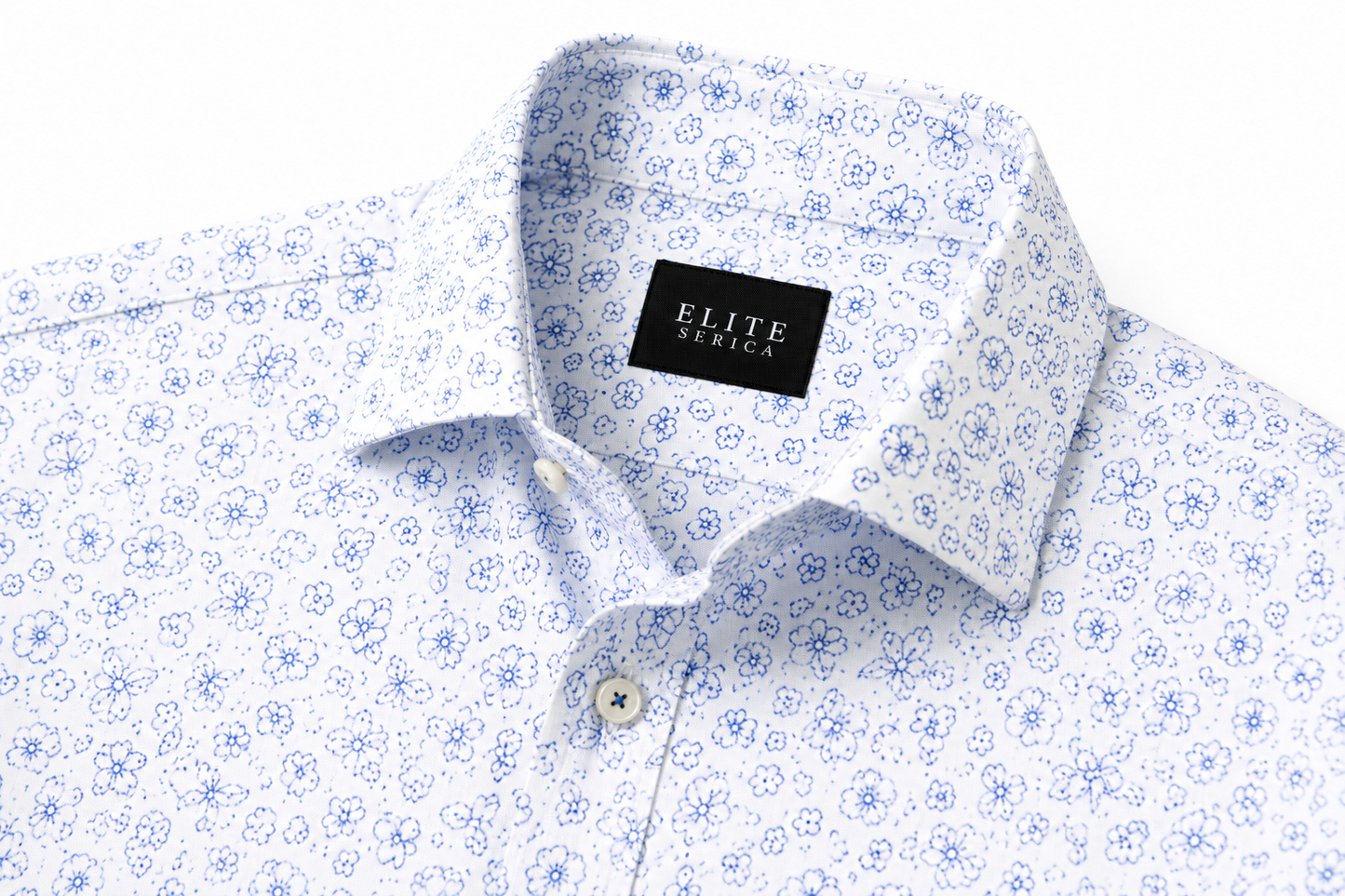 Serica Elite - White/Blue Floral