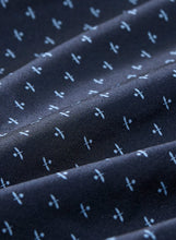 Load image into Gallery viewer, Leeward Short Sleeve - Navy Dotted Leaf