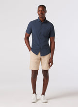 Load image into Gallery viewer, Leeward Short Sleeve - Navy Dotted Leaf