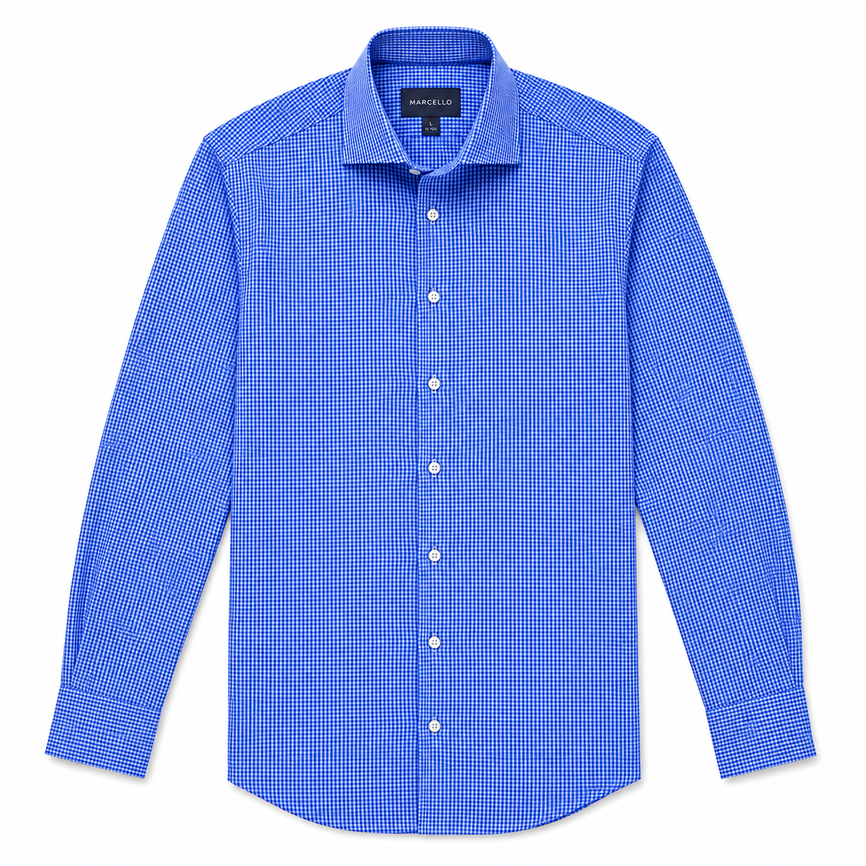 Houndstooth Shirt - Blue