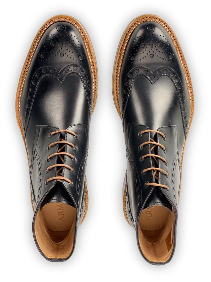 Boston Double Stitched Welt - Black
