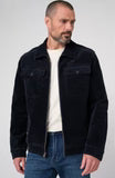 2-way Zip Corduroy Jacket - Dark navy