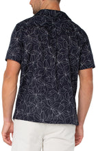 Load image into Gallery viewer, Button Up Short Sleeve Shirt -Navy