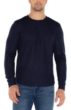 Load image into Gallery viewer, Long Sleeve Crew Neck - Navy