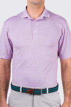Load image into Gallery viewer, Morgan Performance Polo - Retro Pink/Marine