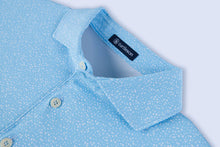 Load image into Gallery viewer, Bubbly Performance Polo - Ciel / Antique White