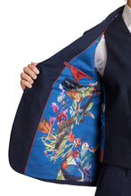 Load image into Gallery viewer, Ashton - Deep Navy Herringbone