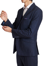 Load image into Gallery viewer, Ashton - Deep Navy Herringbone