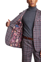 Load image into Gallery viewer, Ashton - Charcoal Burgundy Pink Check