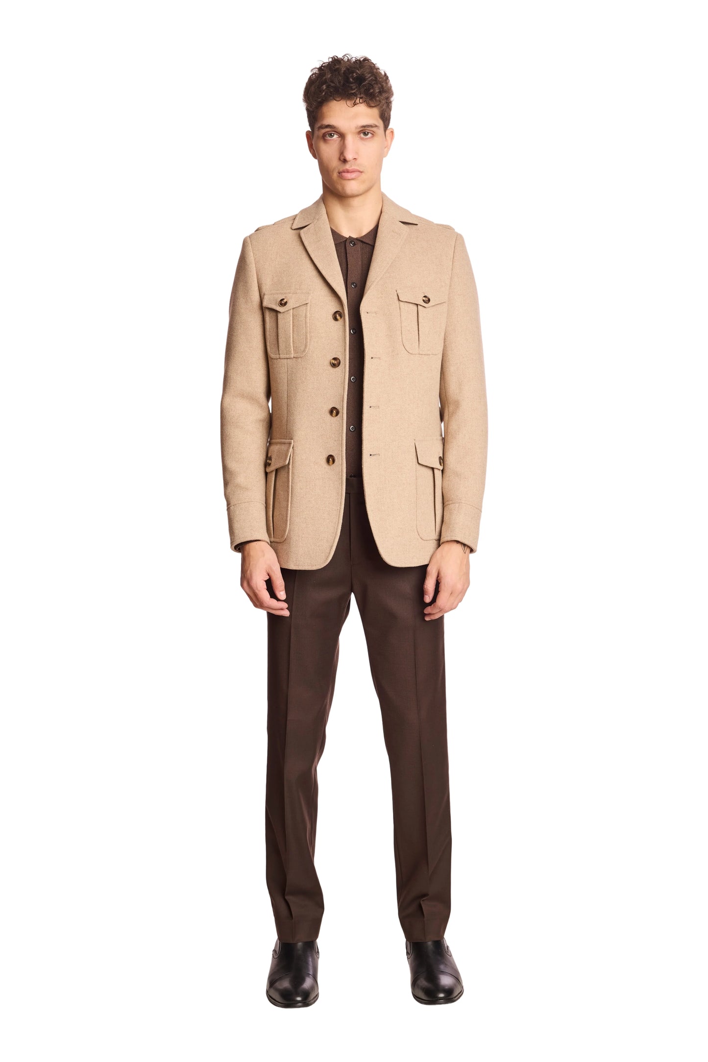 Utility Jacket - Light Tan
