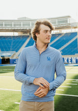 Load image into Gallery viewer, UK Carter Stripe Quarter Zip - Marine