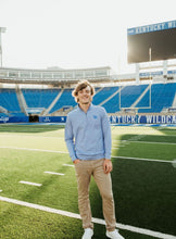 Load image into Gallery viewer, UK Carter Stripe Quarter Zip - Marine