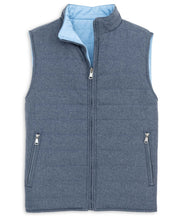 Load image into Gallery viewer, Reversible Quilted Vest - Denim