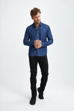 Load image into Gallery viewer, Indigo Tencel Denim Shirt