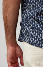 Load image into Gallery viewer, Black Sail Boat Short Sleeve Shirt