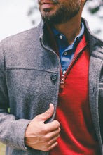 Load image into Gallery viewer, Townsend Felted Wool Peacoat - Shadow Heather