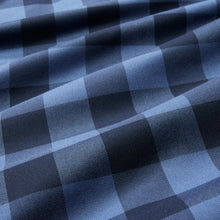 Load image into Gallery viewer, City Flannel Twill - Denim Blue Buffalo Plaid