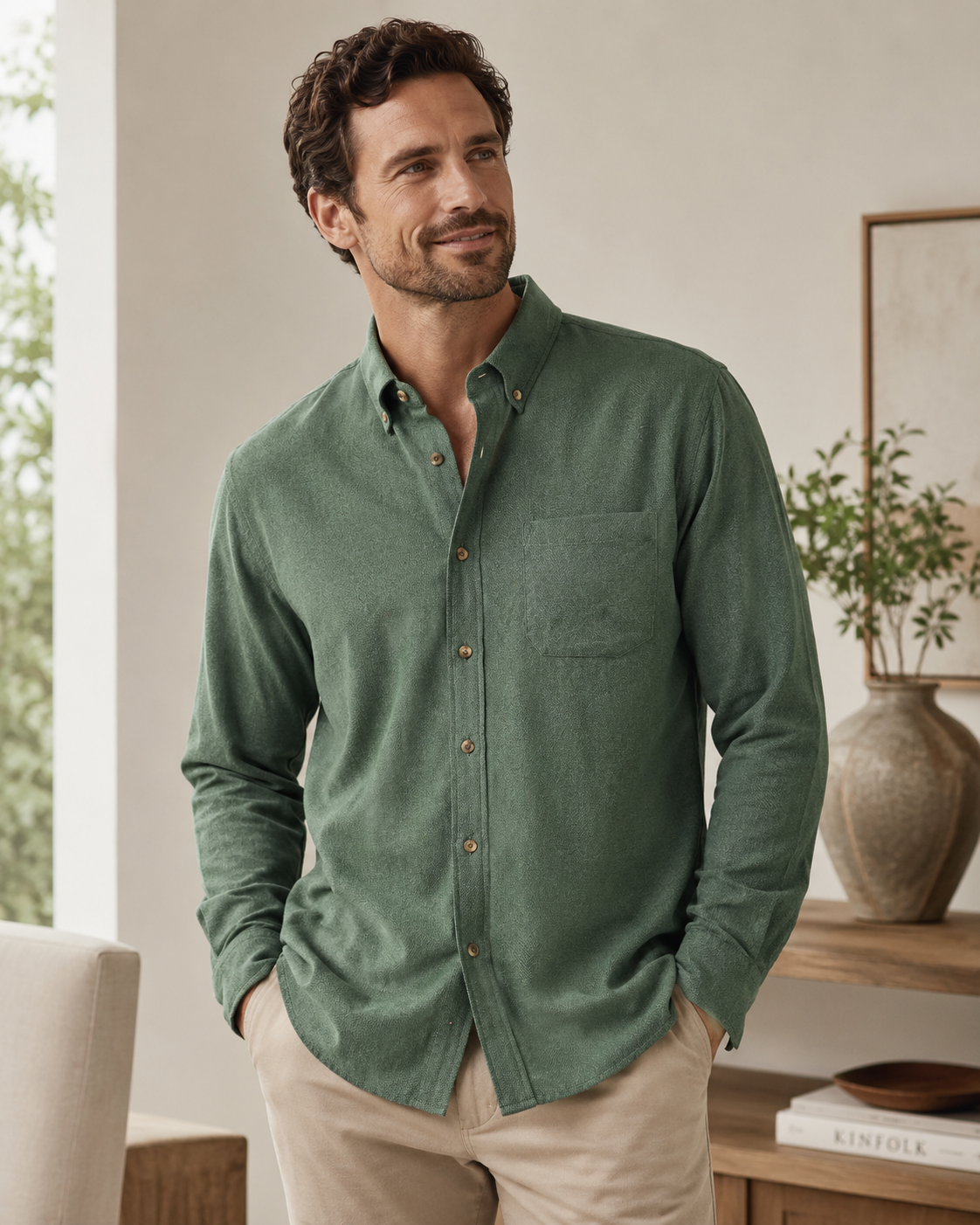 City Flannel - Spruce Heather