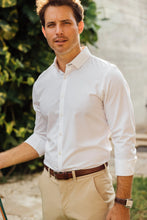 Load image into Gallery viewer, Leeward  Dress Shirt - White Solid