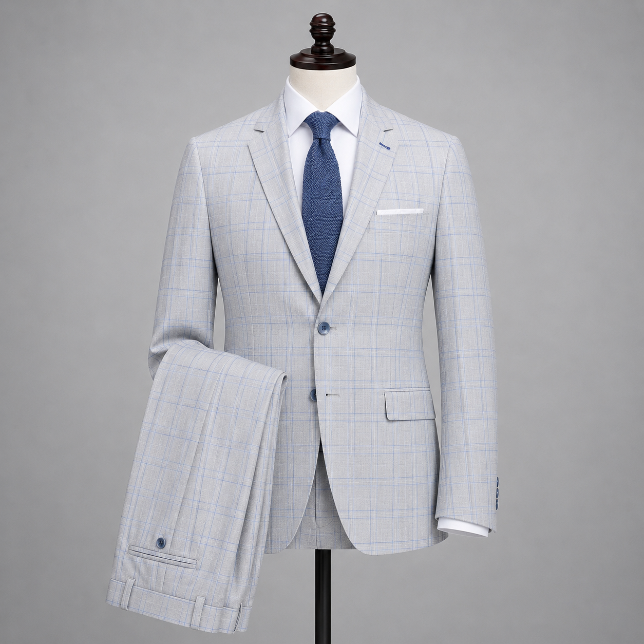 Blue/Grey Check Jacket