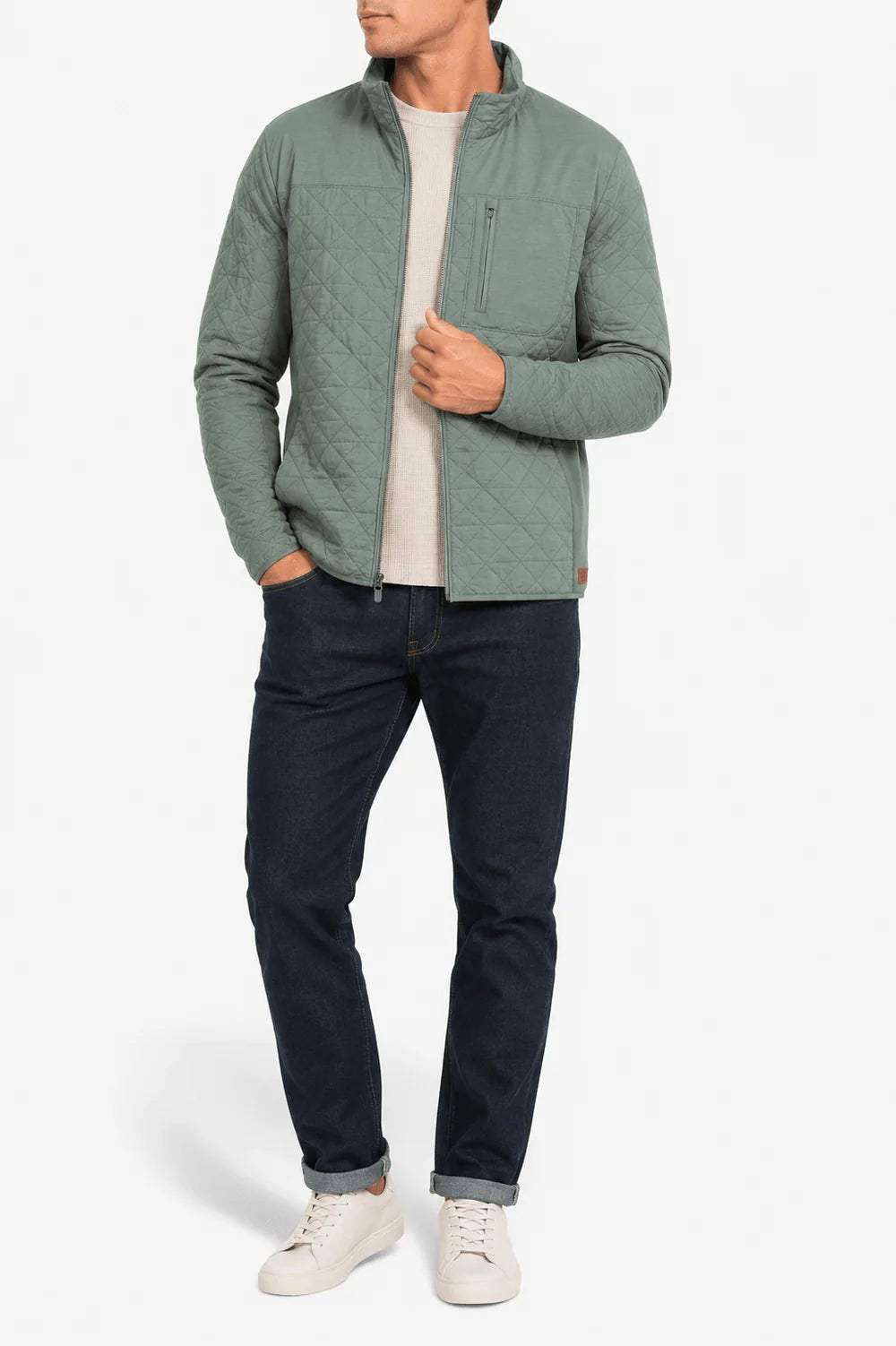 Clayton Quilted Jacket - Eucalyptus