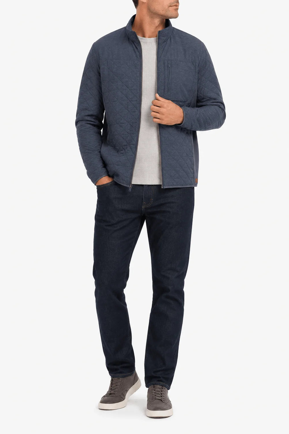 Clayton Quilted Jacket - Admiral