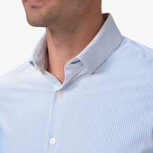 Load image into Gallery viewer, Leeward Dress Shirt - Blue Banker Stripe