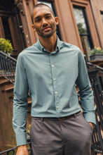 Load image into Gallery viewer, Leeward  Dress Shirt - Hunter Green Straton Check