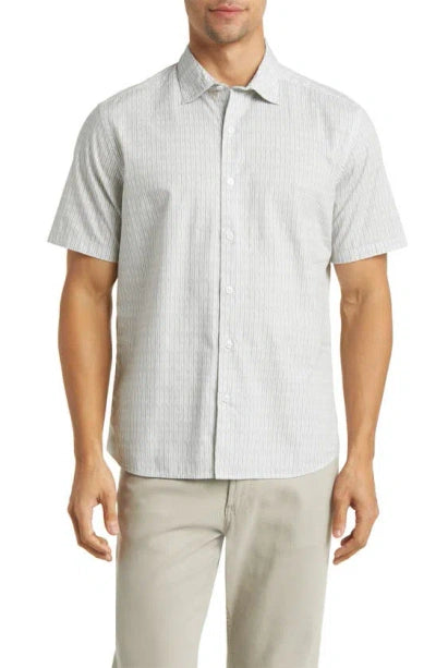 Bass SS Woven Shirt - Light Olive