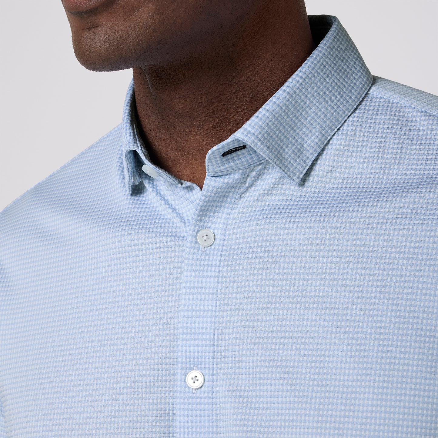 Halyard Dress Shirt - Cloud Blue Peter Gingham