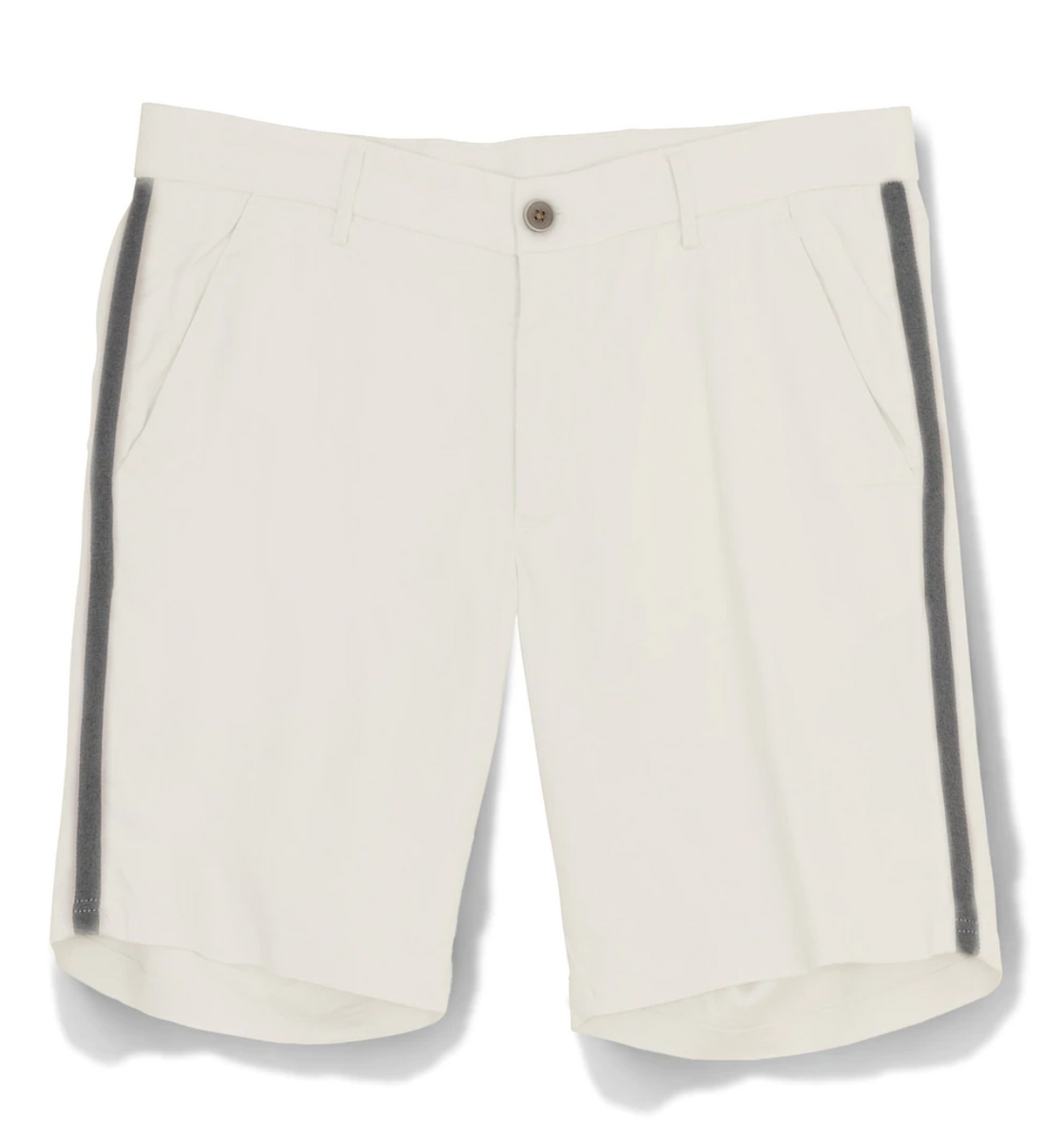 White sales tuxedo shorts