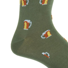 Load image into Gallery viewer, Sage with Burnt Orange and Cream Beer